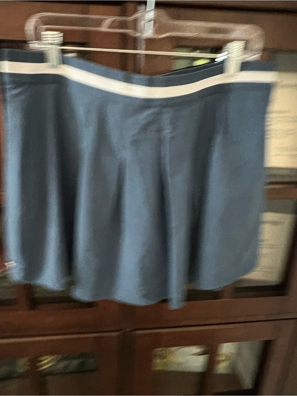 Nike Light Blue Skort with Cream Waistband